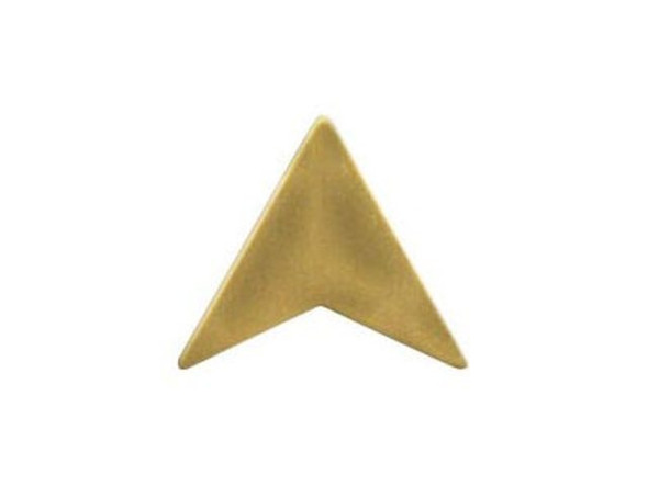 Brass Blank, Trektangle (12 Pieces)