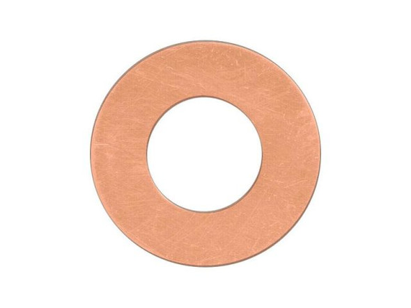 Copper Stamping Blank, Ring, 19mm (Each)