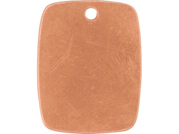 Copper Blank, Tablet with Hole (Each)