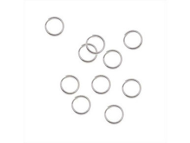 Silver Filled 5mm Split Ring - 0.5mm/24 GA (20 Pieces)