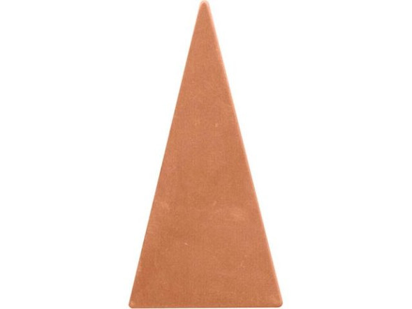 Copper Stamping Blank, Triangle, Large, 44x22mm (Each)