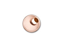 Rose Gold-Filled 14K/20 5mm Seamless Round Bead (1 Pair)