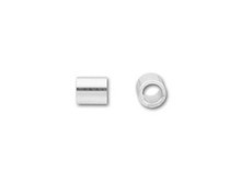Sterling Silver 2 x 2mm Crimp Tube - HEAVY (10 Pieces)