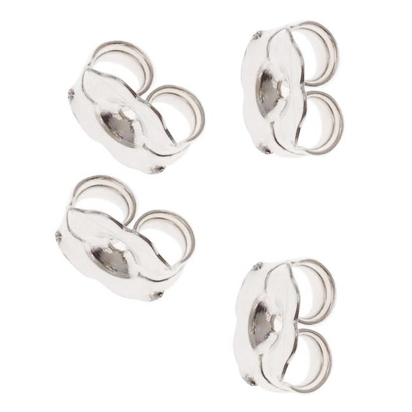 Sterling Silver Earring Back - Heavy (6 Pieces)