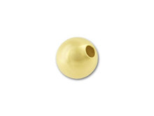 Gold-Filled 14K/20 5mm Round Seamless Bead with 1.4mm Hole (1 Pair)