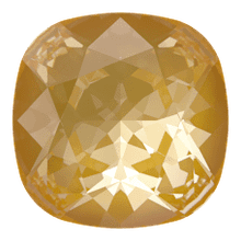 Swarovski 4470 12mm Cushion Fancy Stone Crystal Tuscan Yellow Lux