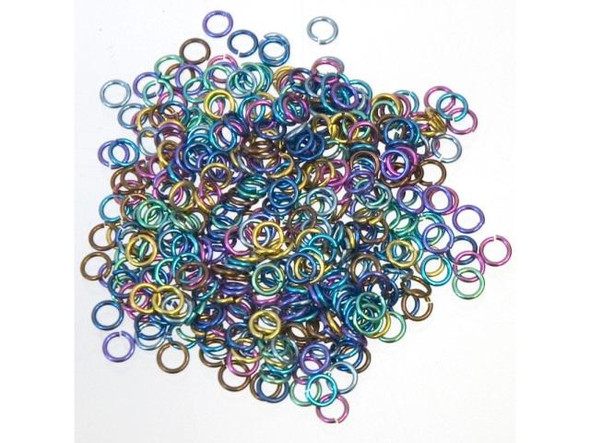 Assorted Niobium Jump Ring, Round, 5mm, Assorted (100 Pieces)