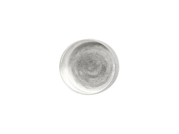 Sterling Silver Bezel Cup, Round, 10mm (Each)