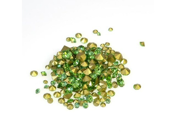 Stone, Chaton - Peridot Green (5 gram)