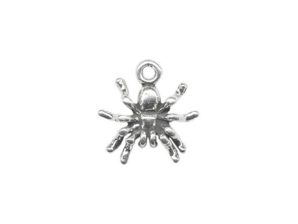 Sterling Silver Spider Charm (Each)