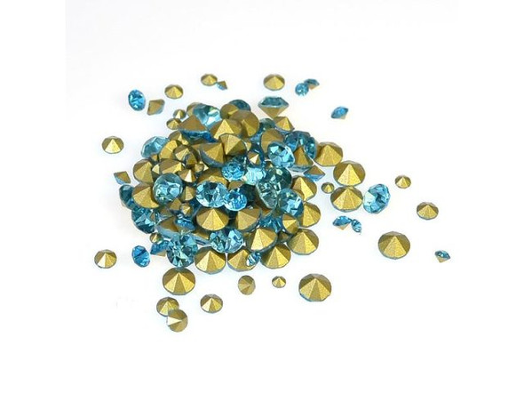Stone, Chaton - Aquamarine Blue (5 gram)