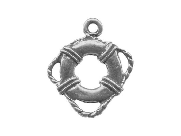 Sterling Silver Life Preserver Charm (Each)