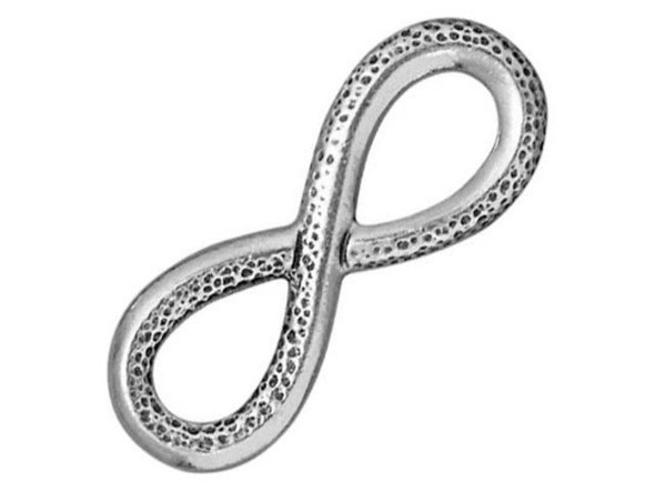 TierraCast Antiqued Pewter Jewelry Link, Cast, Infinity (Each)