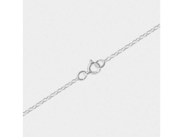 Sterling Silver Fine Cable Chain Necklace, 18", 1.5mm (Each)