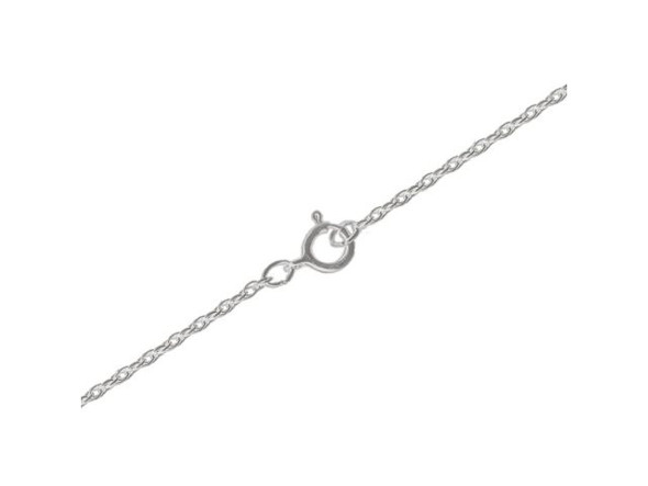 Sterling Silver Fine Rope Chain Necklace, 24" (Each)