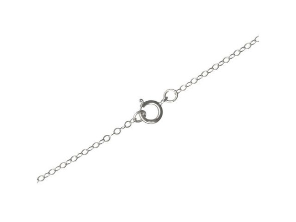 Sterling Silver Fine Cable Chain Necklace, 16", 1.5mm (Each)