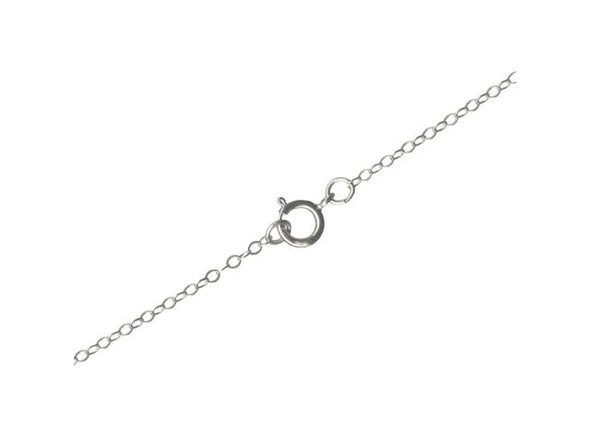 Sterling Silver Fine Cable Chain Necklace, 20", 1.5mm (Each)