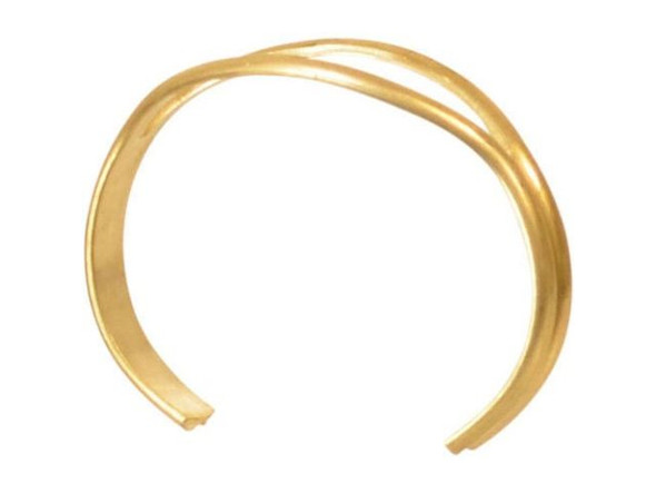 Bracelet Finding, Cuff, Open, 3/4" (Each)