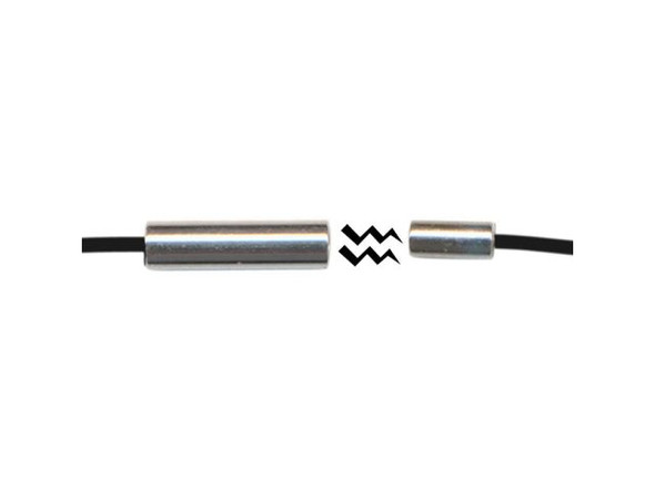 Bracelet, Steel Cable, 1mm, 7" (10 Pieces)