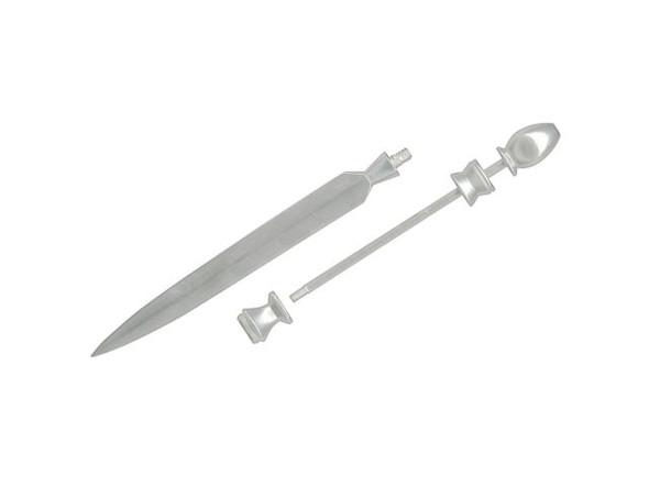 Silver Plated Letter Opener, Beadable (Each)