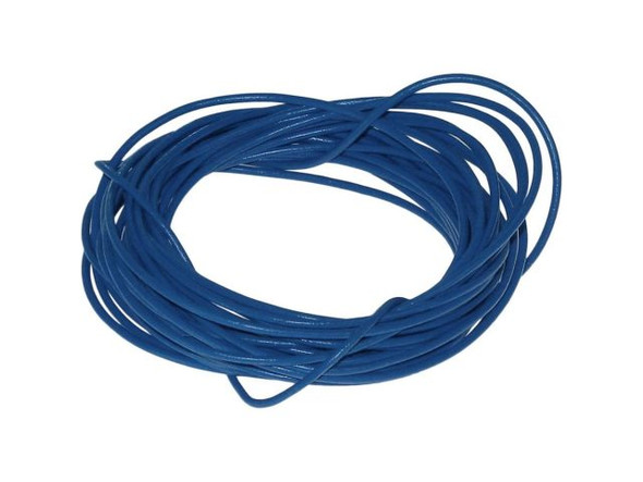 Greek Leather Cord, 1.5mm, 5 Meter - Royal Blue (Each)