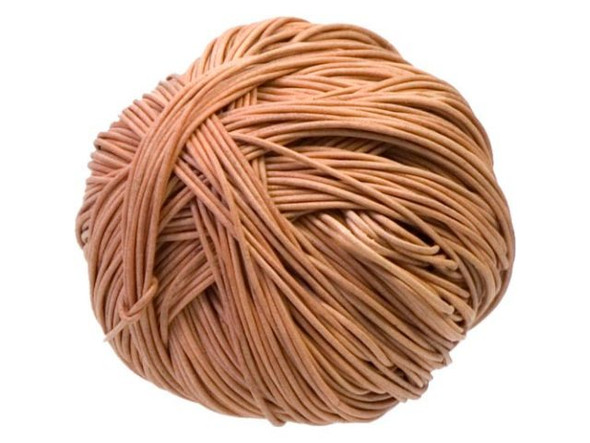 Leather Cord, 1mm, 100yd - Natural (100 yard)