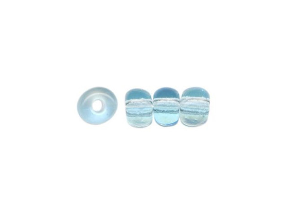 Czech Glass Bead, "E" Beads, Size 6/0 - Aquamarine Color (50 gram)