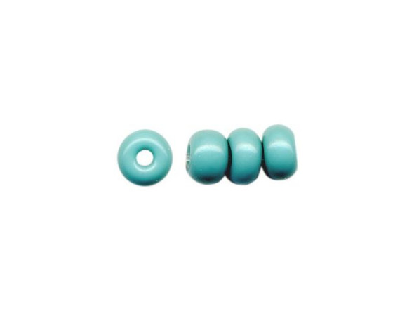 Czech Glass Bead, "E" Beads, Size 6/0 - Sea Green (50 gram)