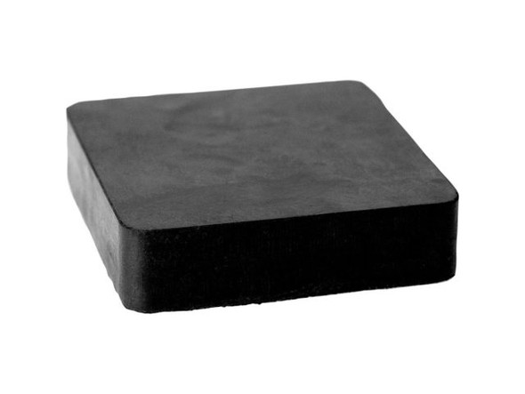 Rubber Bench Block, 4x4x1" (Each)