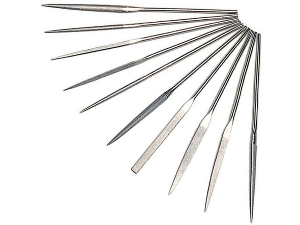 EURO TOOL 4" Diamond Needle File Set (set)