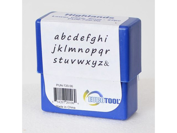 For stamps that aren't pre-labeled (or the label wears off with use), place a dot with Wite-Out&reg; or colorful fingernail polish to indicate the bottom of each letter (or symbol) to help keep your letters directionally correct when stamping. For the stamps that are pre-marked with the letter or symbol, marking should generally face toward the user when stamping. If you have a set that's different, you may want to put a dot facing you, to keep all your stamps consistent. For more information on metal stamping take a look at our Metal Stamping 101 page or our free downloadable metal stamping PDF.    See Related Products links (below) for similar items and additional jewelry-making supplies that are often used with this item.