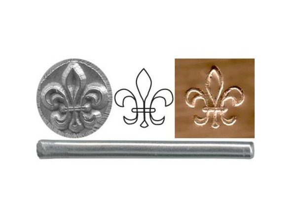 EURO TOOL Stamp, Fleur-de-Lis (Each)