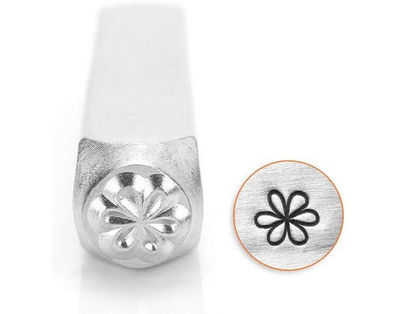 ImpressArt Signature Metal Stamp, Whimsy Flower (Each)