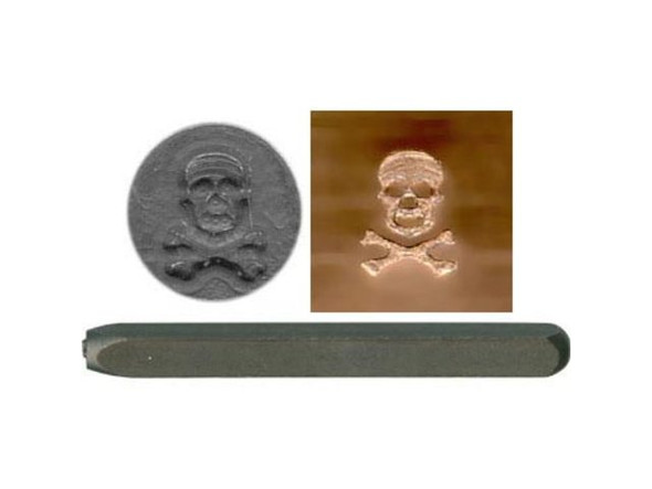 EURO TOOL Stamp, Skull & Crossbones (Each)