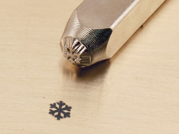 ImpressArt Signature Metal Stamp, Snowflake (Each)