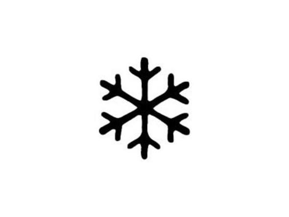 ImpressArt Signature Metal Stamp, Snowflake (Each)