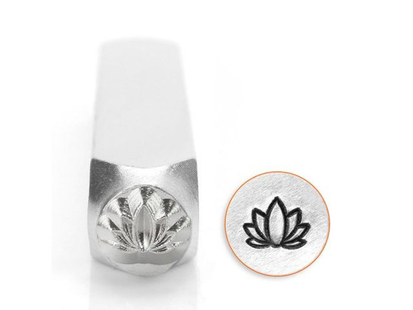 ImpressArt Signature Metal Stamp, Lotus (Each)