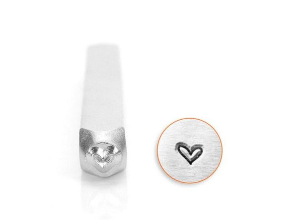 ImpressArt Signature Metal Stamp, Whimsy Heart (Each)