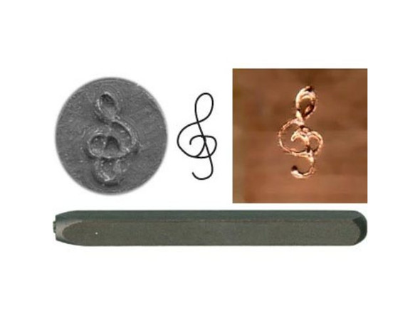 EURO TOOL Stamp, Treble Clef (Each)