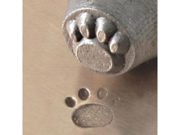 ImpressArt Metal Stamp, Paw Print (Each)