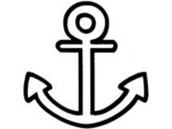 ImpressArt Metal Stamp, Anchor (Each)