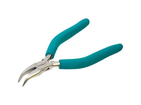 Wubbers Bent Chain-Nose Jewelry Making Pliers (Each)