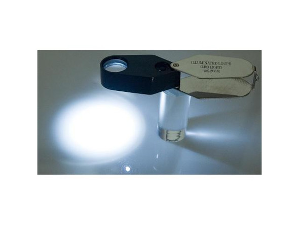 Light-Up LED Loupe, 10x Magnification (Each)