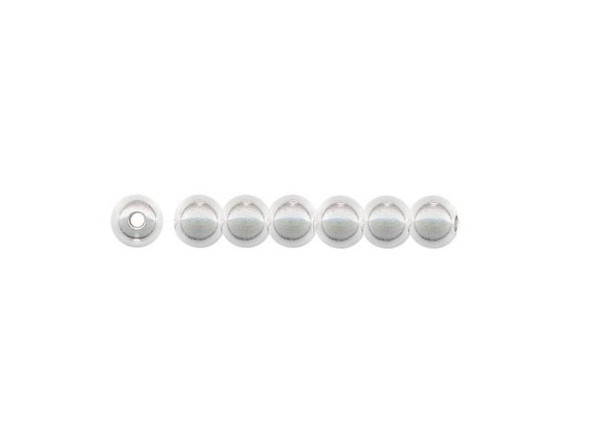 Sterling Silver Beads, Round, 3mm (100 Pieces)