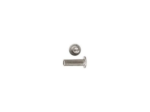 Crafted Findings Aluminum Jewelry Rivet, 1/16", 3/16" Long (fifty)