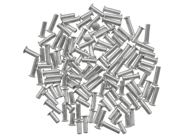3/32"-Dia Aluminum Rivet Sample Pack, Medium Length, Crafted Findings (pack)