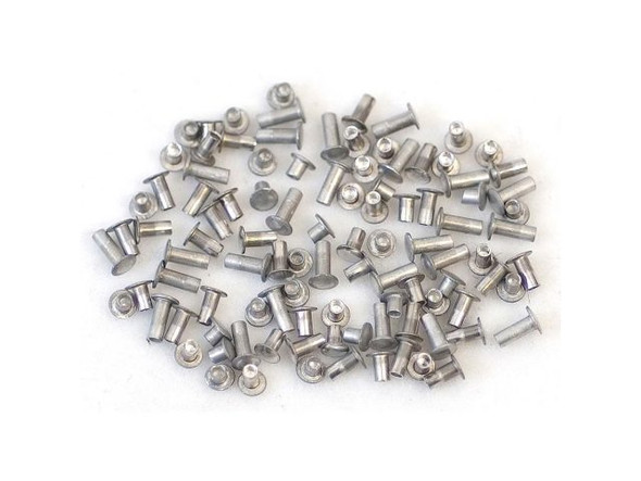 Crafted Findings Aluminum Jewelry Rivet, 1/16", Sample Pack, Short (100 Pieces)