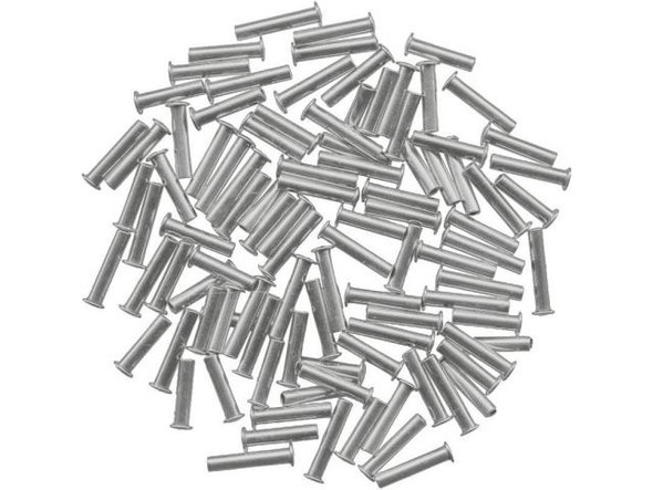 3/32"-Dia Aluminum Rivet Sample Pack, Long, by Crafted Findings (100 Pieces)