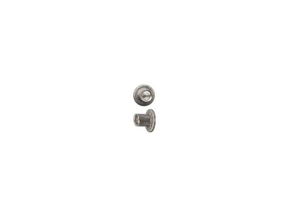 Crafted Findings Aluminum Jewelry Rivet, 1/16", 1/16" Long (fifty)