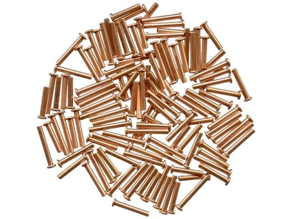 Crafted Findings Copper Jewelry Rivet, 1/16", Sample Pack, Long (pack)